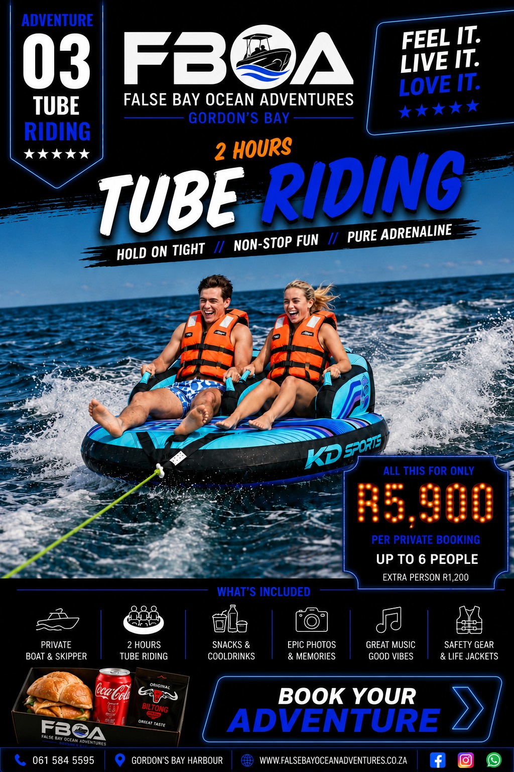 Adventure 03 Tube Riding — R5,900 private booking